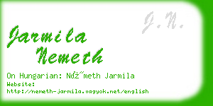 jarmila nemeth business card